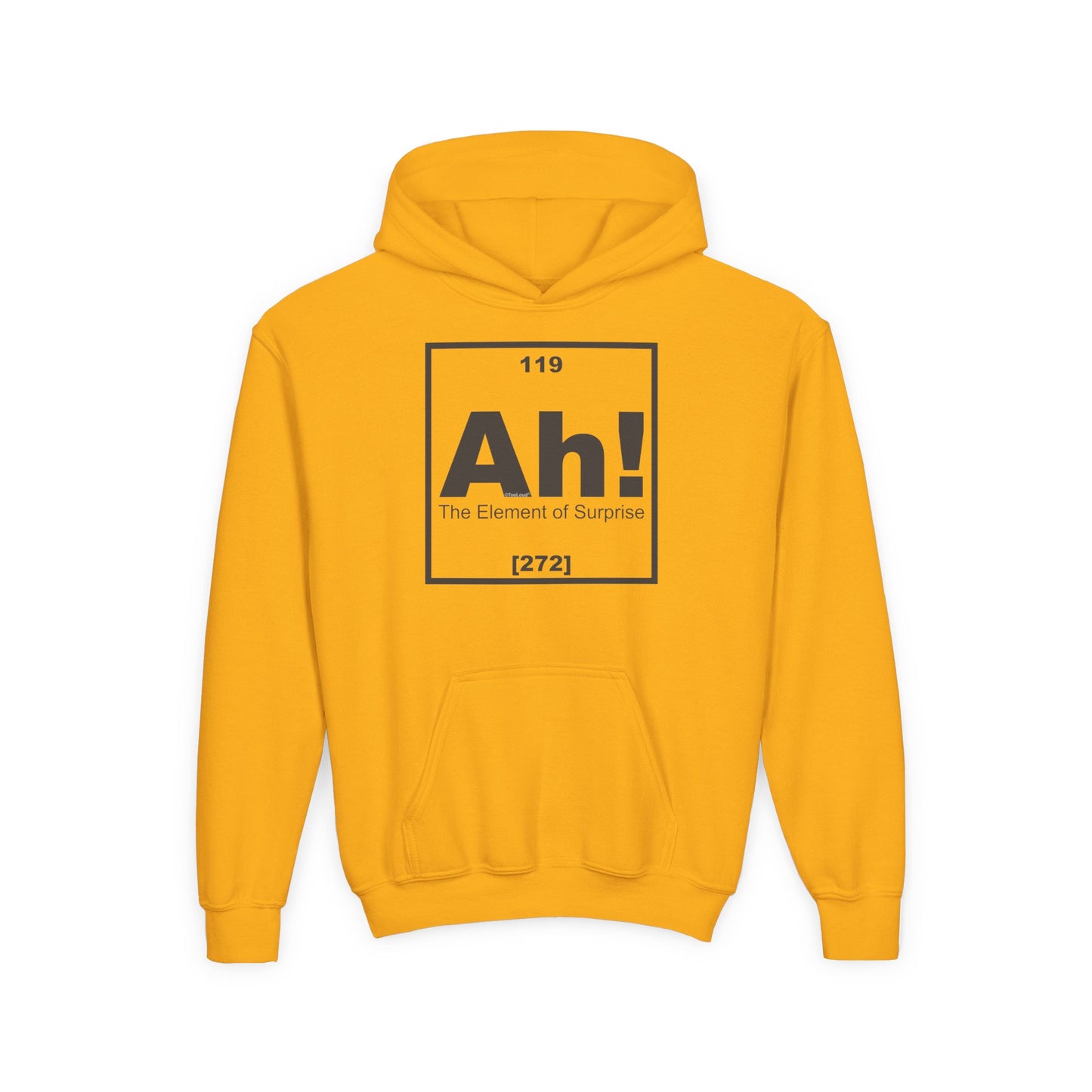 Ah the Element of Surprise Funny Science Youth Children’s Hoodie by TOOLOUD