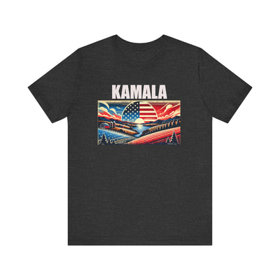 Kamala 2024 T-Shirt - Patriotic Print Landscape Sunset, Harris