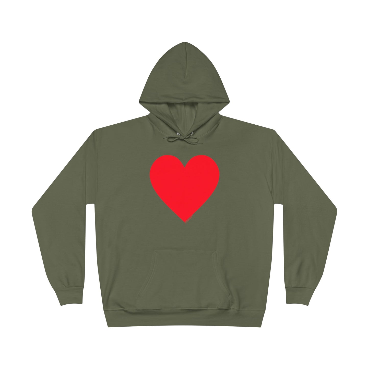 TOOLOUD Big Red Heart Valentine's Day Dark Unisex Hoodie Sweatshirt