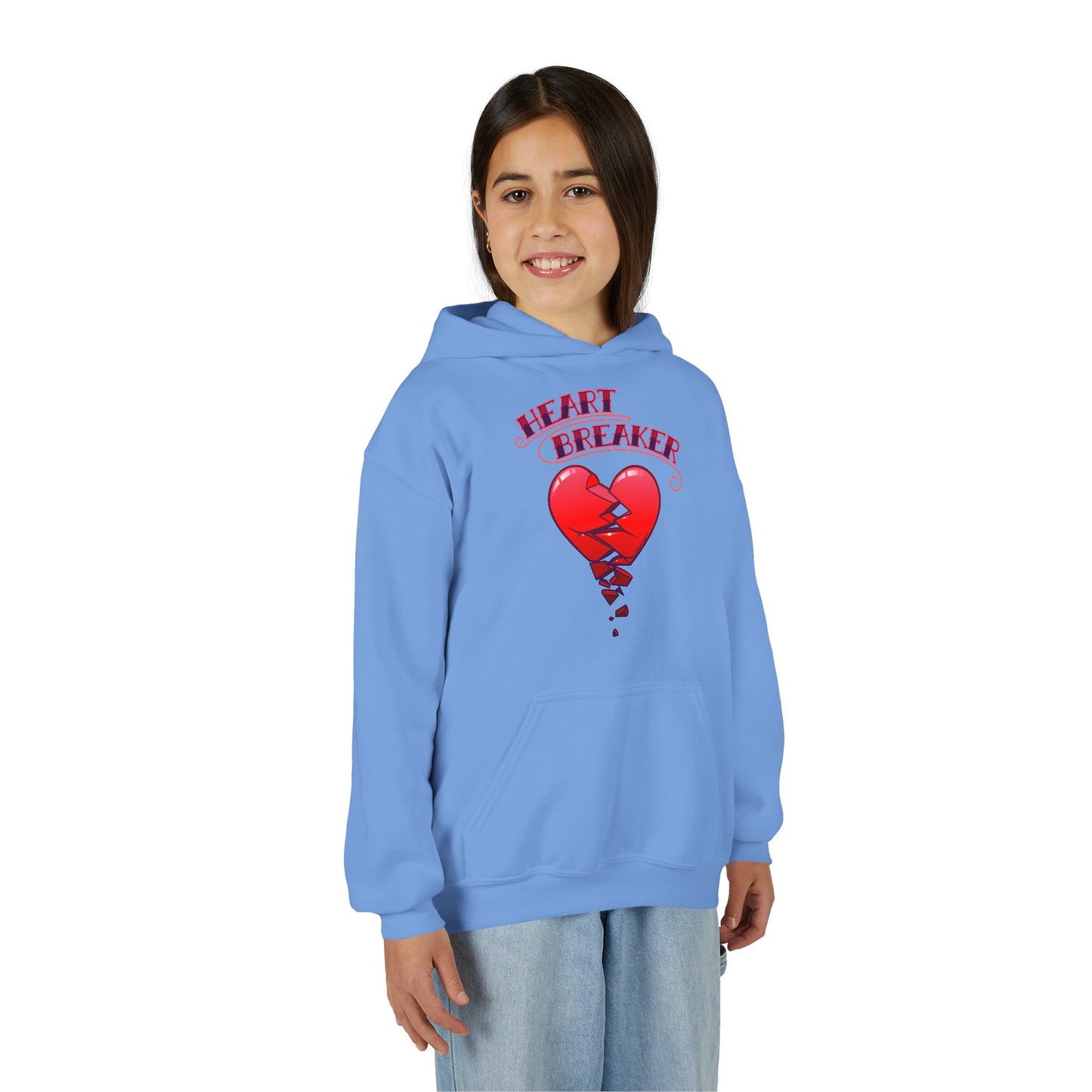 Heart Breaker Cute Childrens Hoodie by TOOLOUD