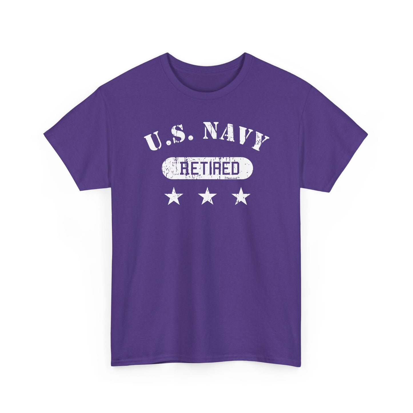Retired Navy Adult Dark T-Shirt by TOOLOUD