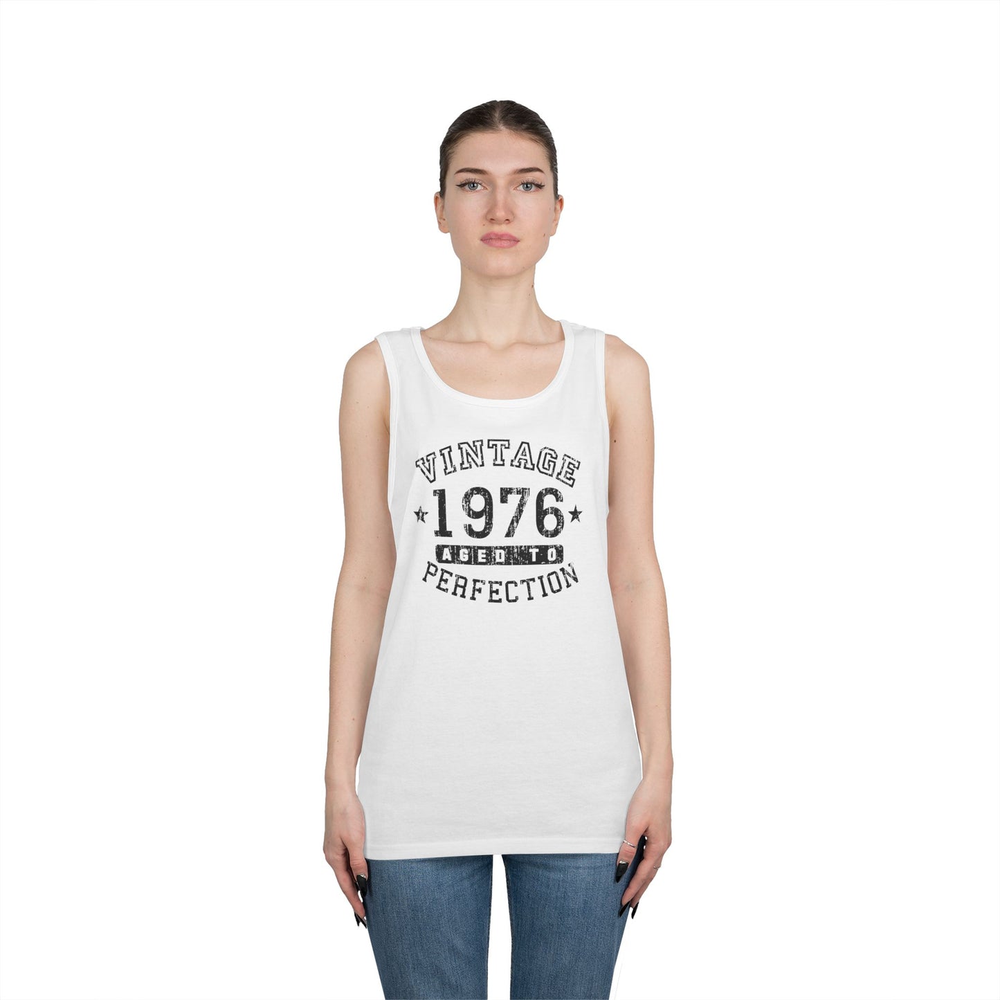 1976 – Vintage Birth Year Unisex Tank Top by TOOLOUD