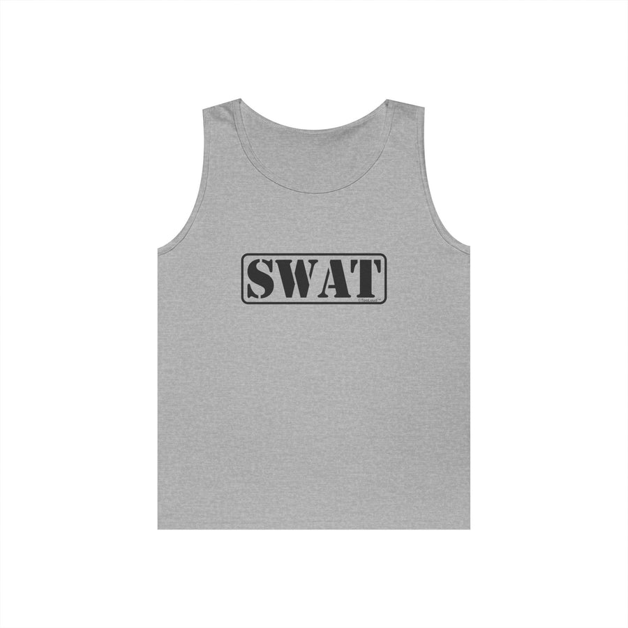 TOOLOUD SWAT Team Logo - Text #2 Unisex Tank Top Heavy Cotton