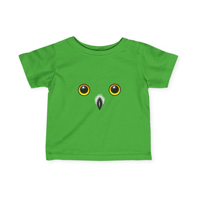 Cute Snowy Owl Face Infant T-Shirt By TOOLOUD
