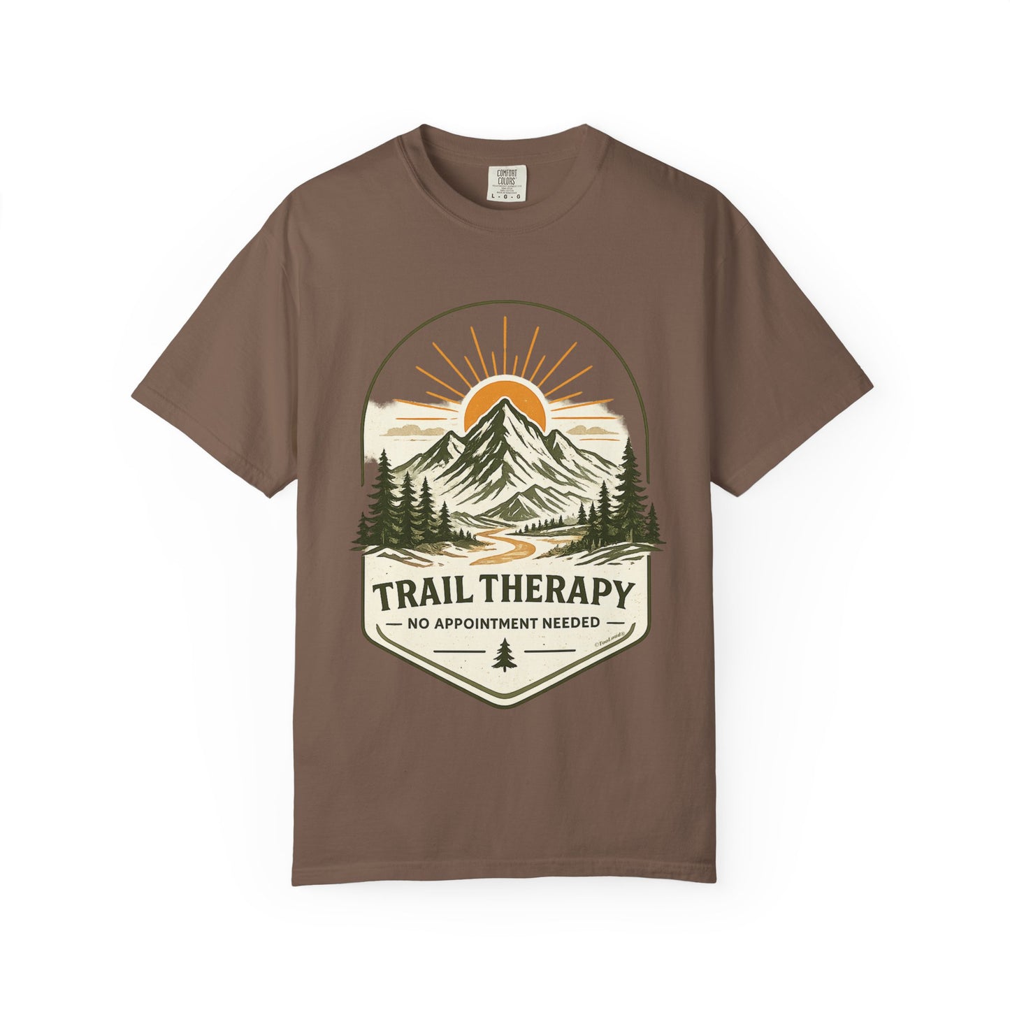 Trail Therapy No Appointment Needed T-Shirt – Garment-Dyed Unisex Hiking Tee