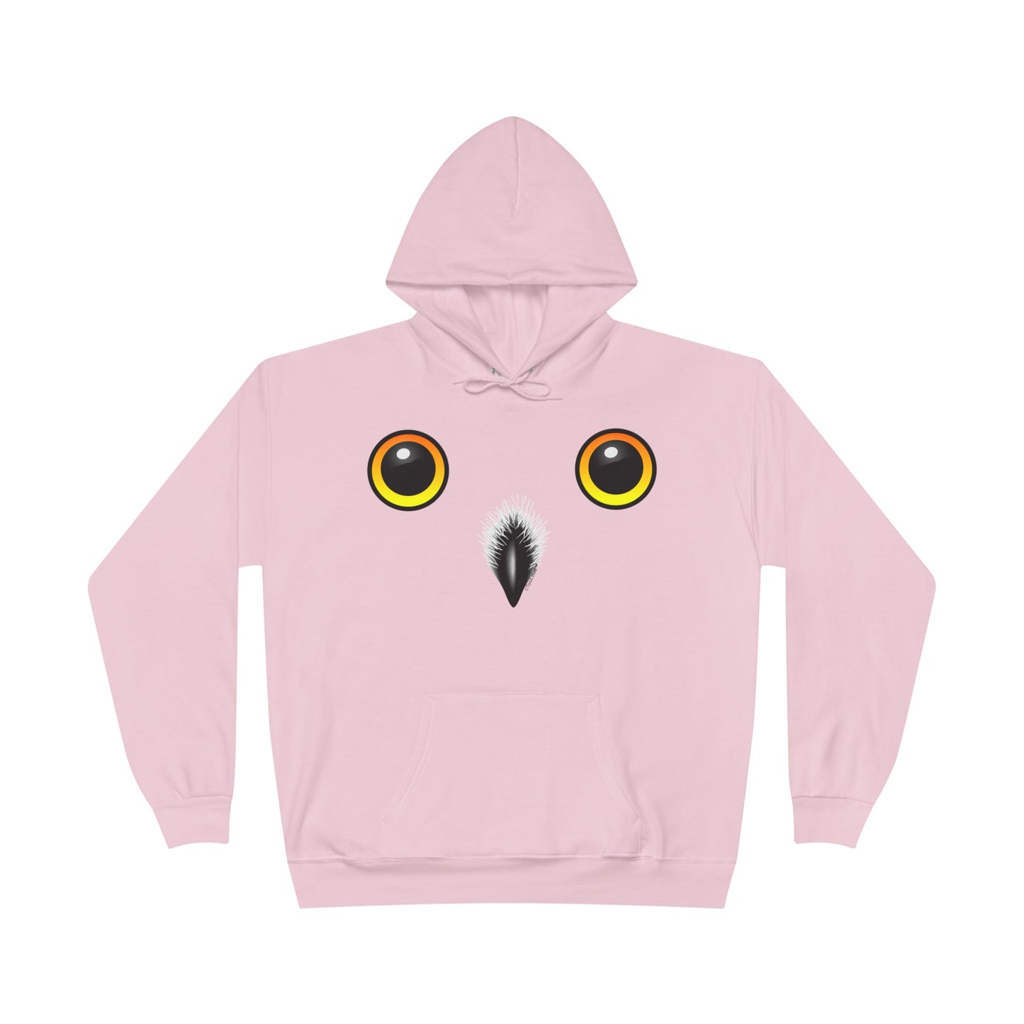 Cute Snowy Owl Face Hoodie Pullover Sweatshirt by TOOLOUD™