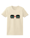 8-Bit Skull Love - Boy and Boy Womens T-Shirt-Womens T-Shirt-TooLoud-Natural-X-Small-Davson Sales