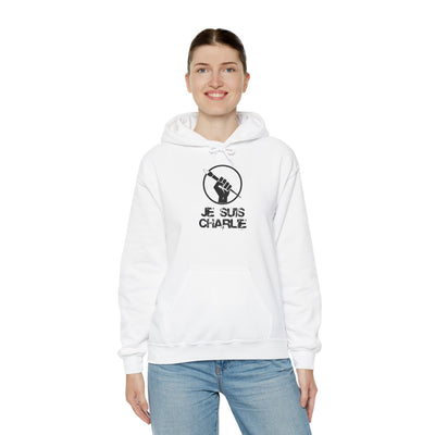 TOOLOUD Je Suis Charlie Hooded Unisex Sweatshirt