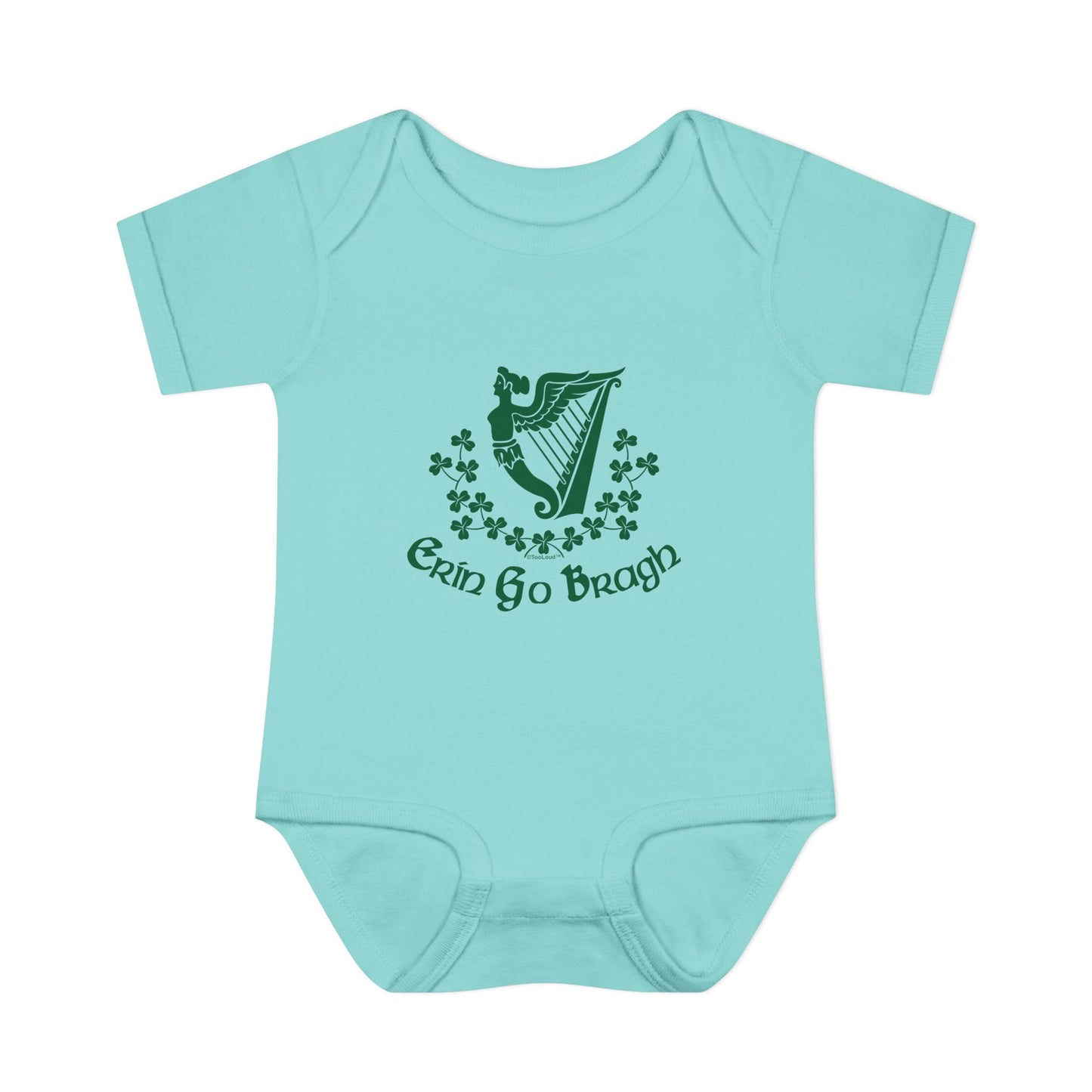 Erin Go Bragh Ireland Forever Baby Romper Bodysuit by TOOLOUD