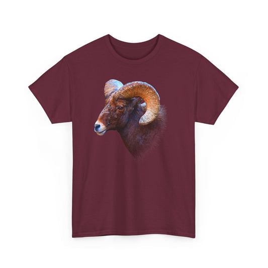 Majestic Bighorn Ram Adult Dark T-Shirt by TOOLOUD