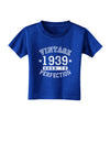 80th Birthday Vintage Birth Year 1939 Toddler T-Shirt Dark by TooLoud-TooLoud-Royal-Blue-2T-Davson Sales