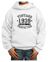 80th Birthday Vintage Birth Year 1939 Youth Hoodie Pullover Sweatshirt by TooLoud-Youth Hoodie-TooLoud-White-XS-Davson Sales