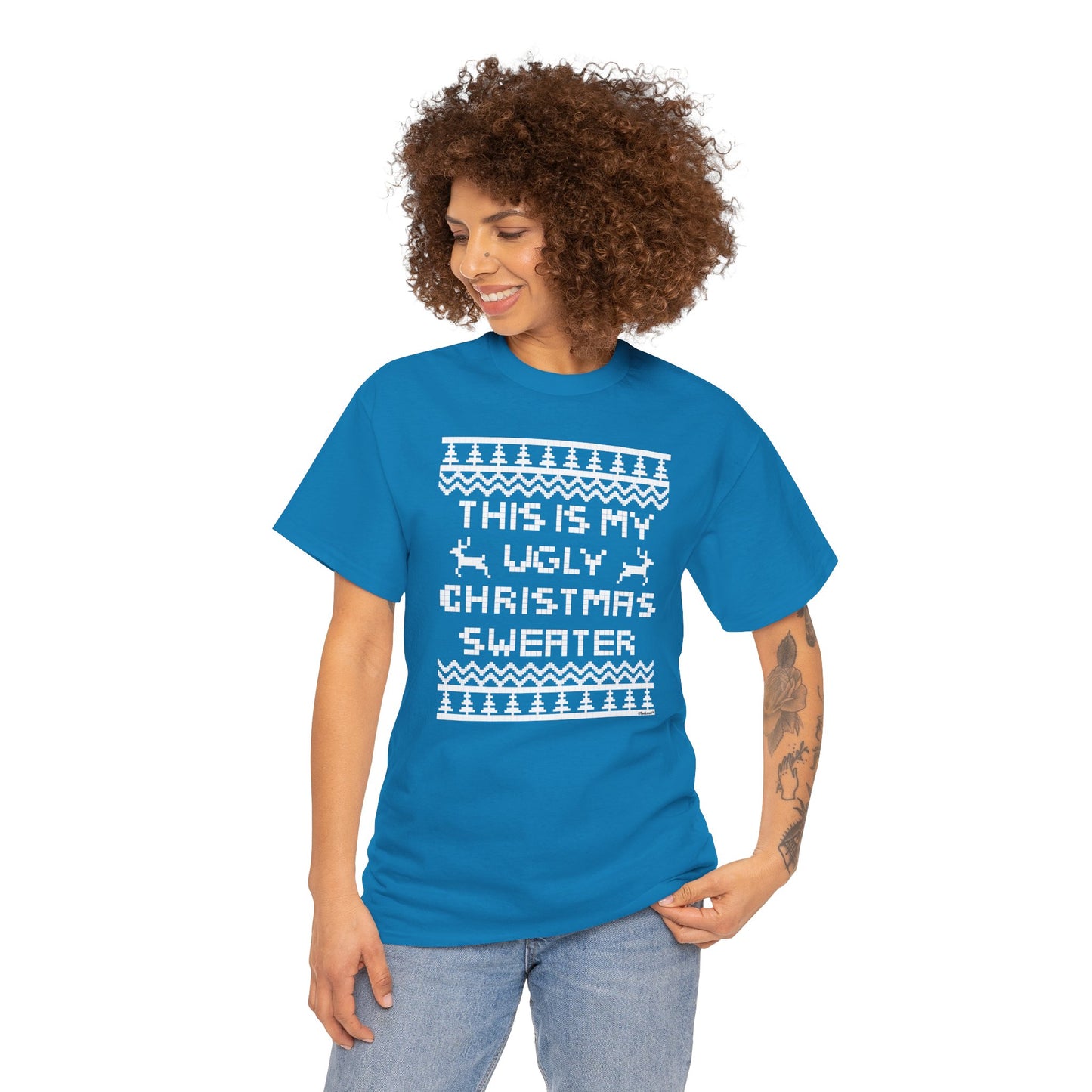 This Is My Ugly Christmas Sweater Women’s Dark T-Shirt by TOOLOUD™