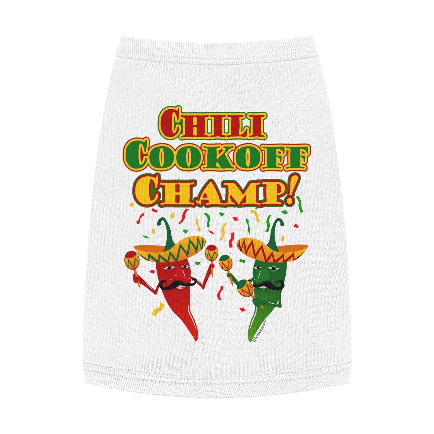 Chili Cookoff Champ! Chile Peppers Dog Shirt