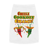 Chili Cookoff Champ! Chile Peppers Dog Shirt