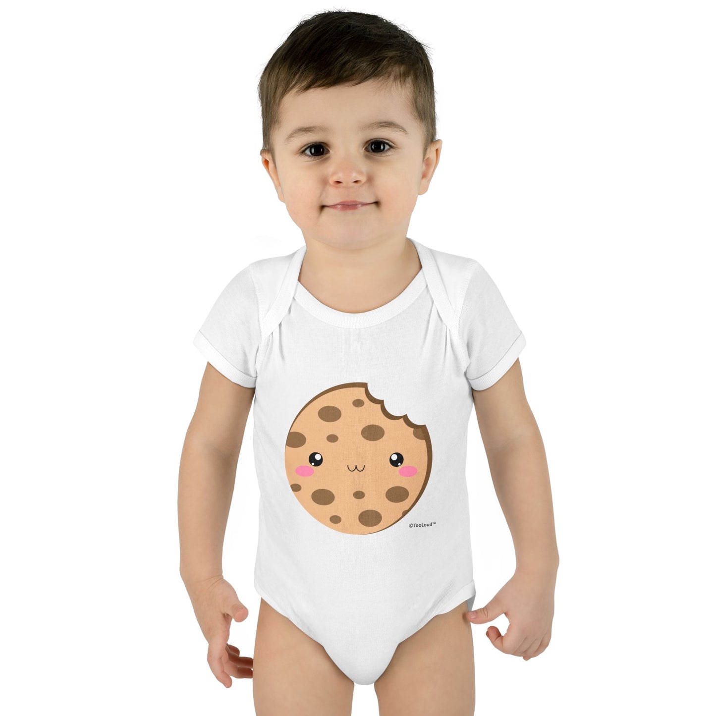 Cute Matching Milk and Cookie Design – Cookie Baby Romper Bodysuit by TOOLOUD