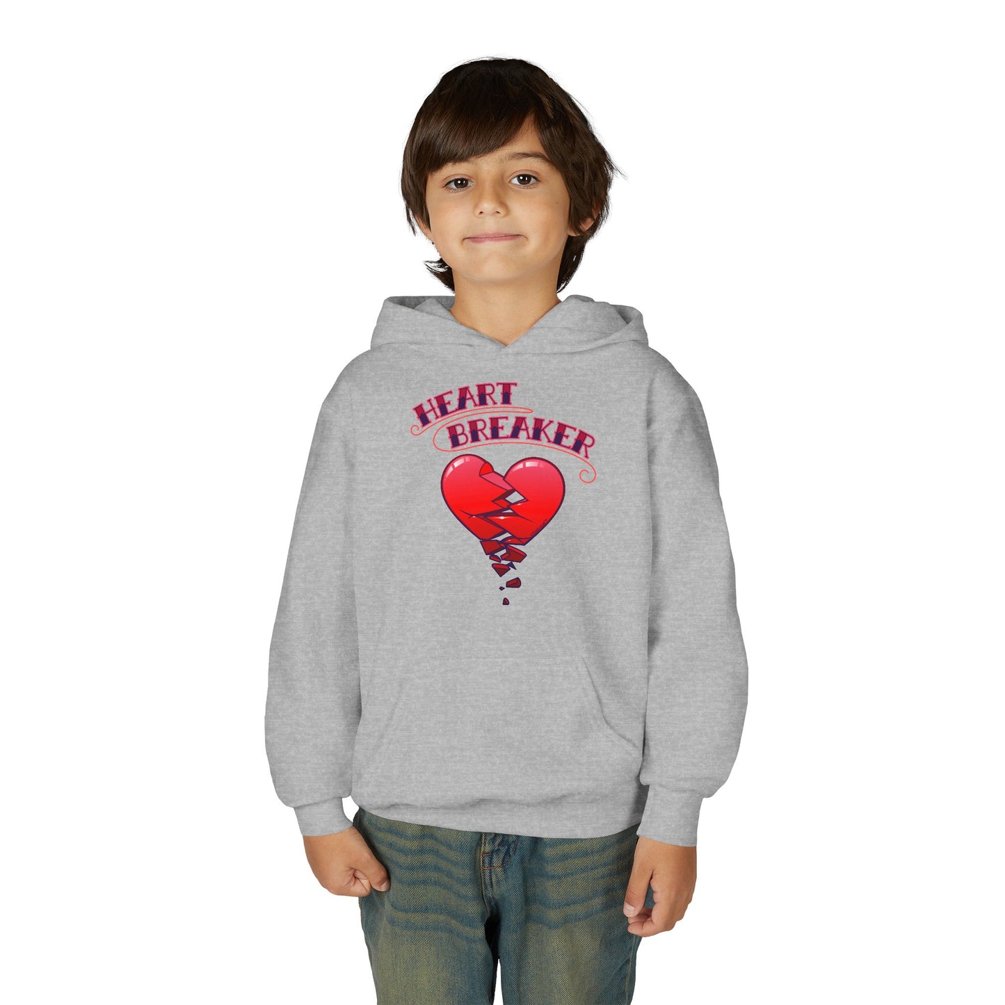 Heart Breaker Cute Childrens Hoodie by TOOLOUD