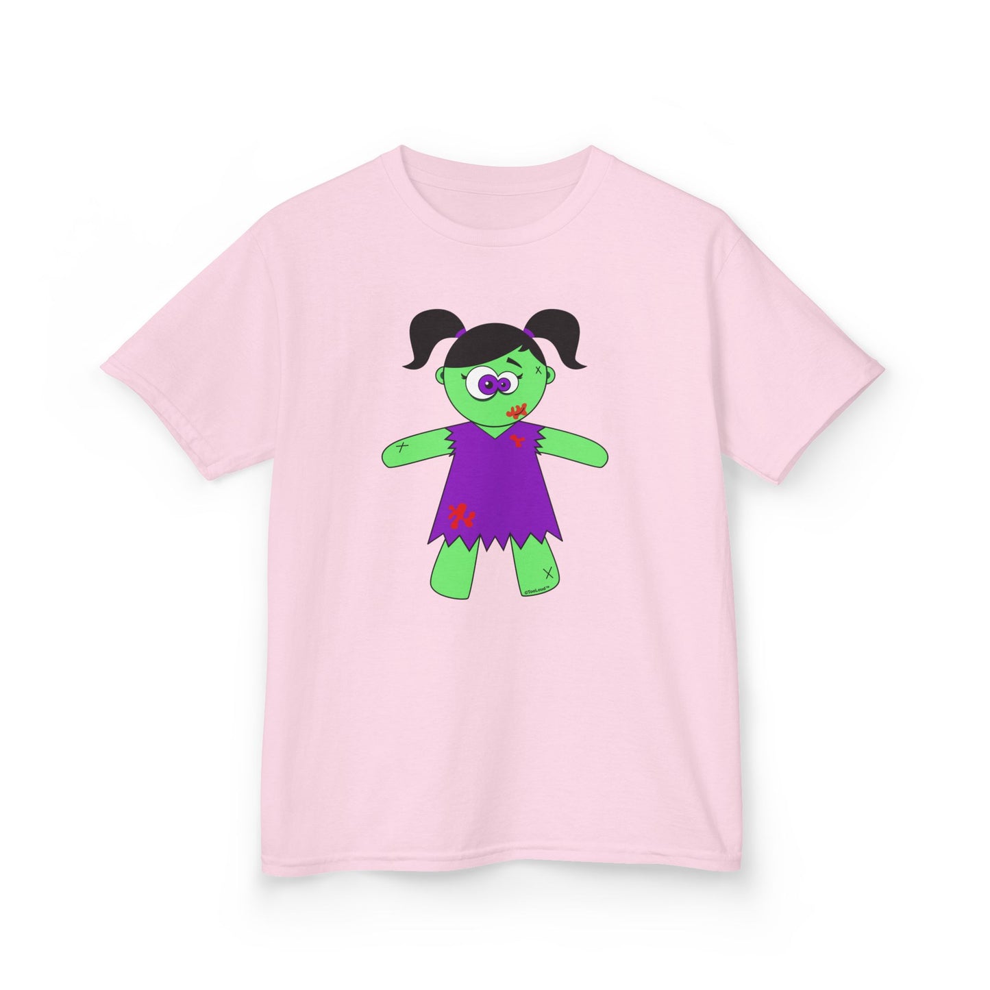 Zombie Girl Halloween Children’s T-Shirt by TOOLOUD