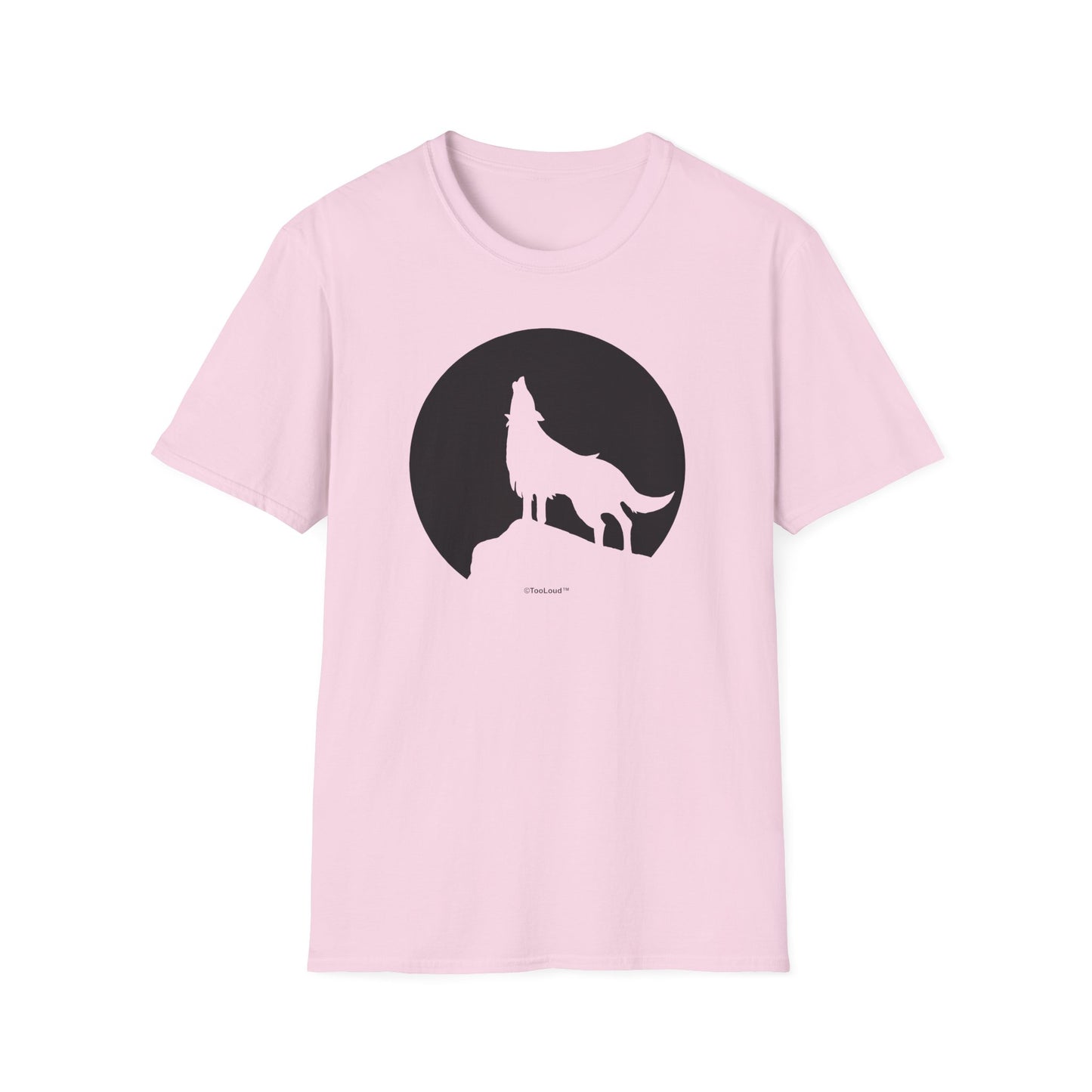 Wolf Howling at the Moon – Design #1 Women’s T-Shirt by TOOLOUD