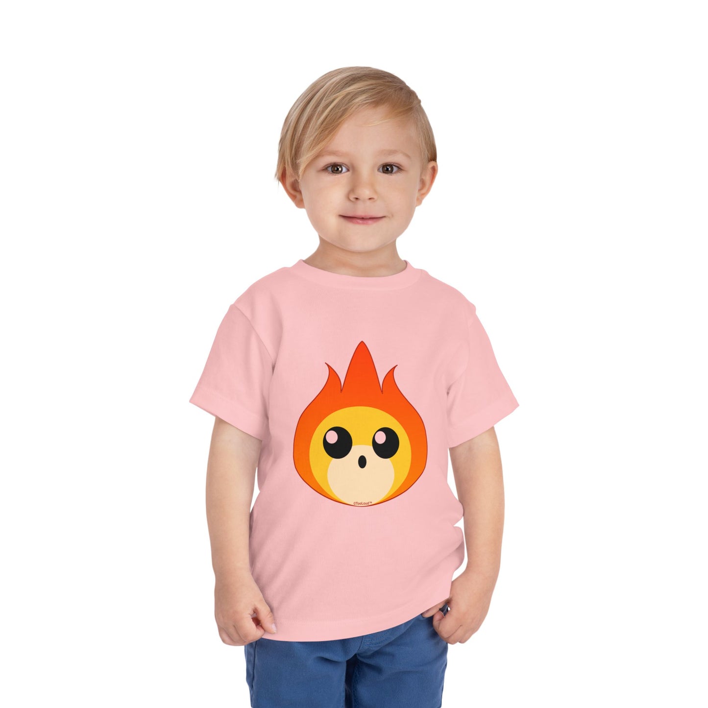 Cute Fireball Design Toddler T-Shirt by TOOLOUD