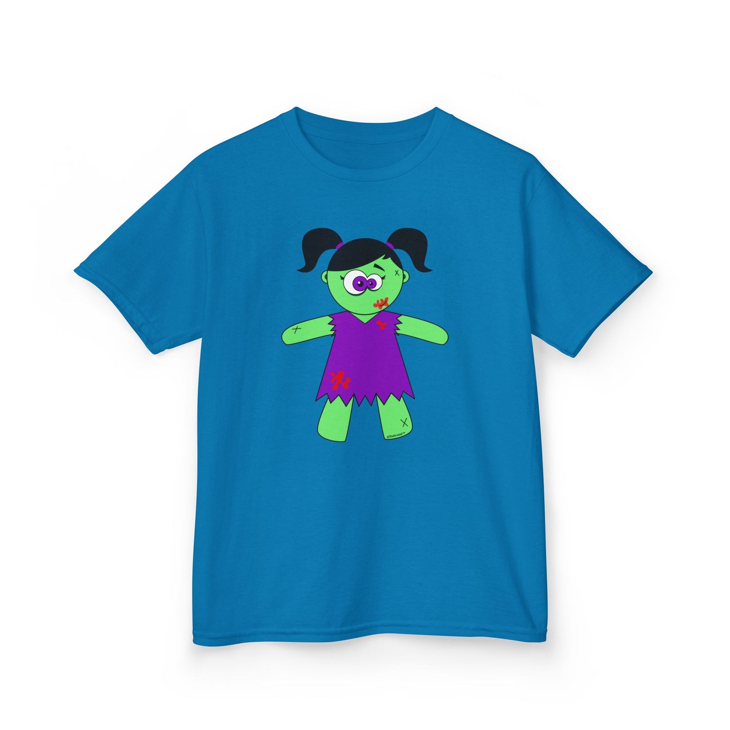 Zombie Girl Halloween Children’s T-Shirt by TOOLOUD
