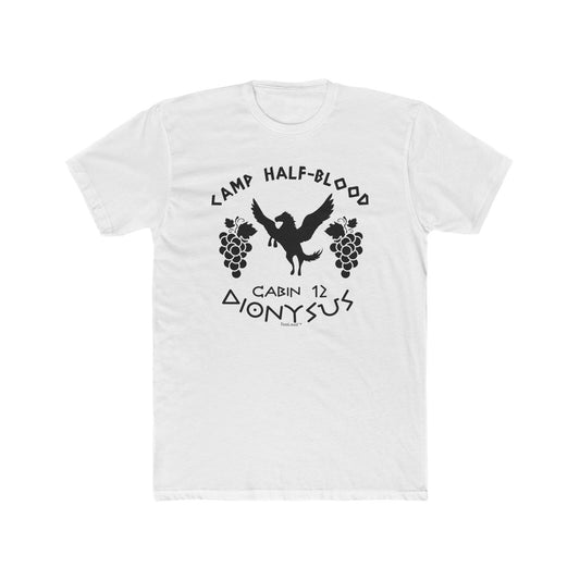 TOOLOUD Camp Half Blood Cabin 12 Dionysus Womens T-Shirt Aquatic Blue
