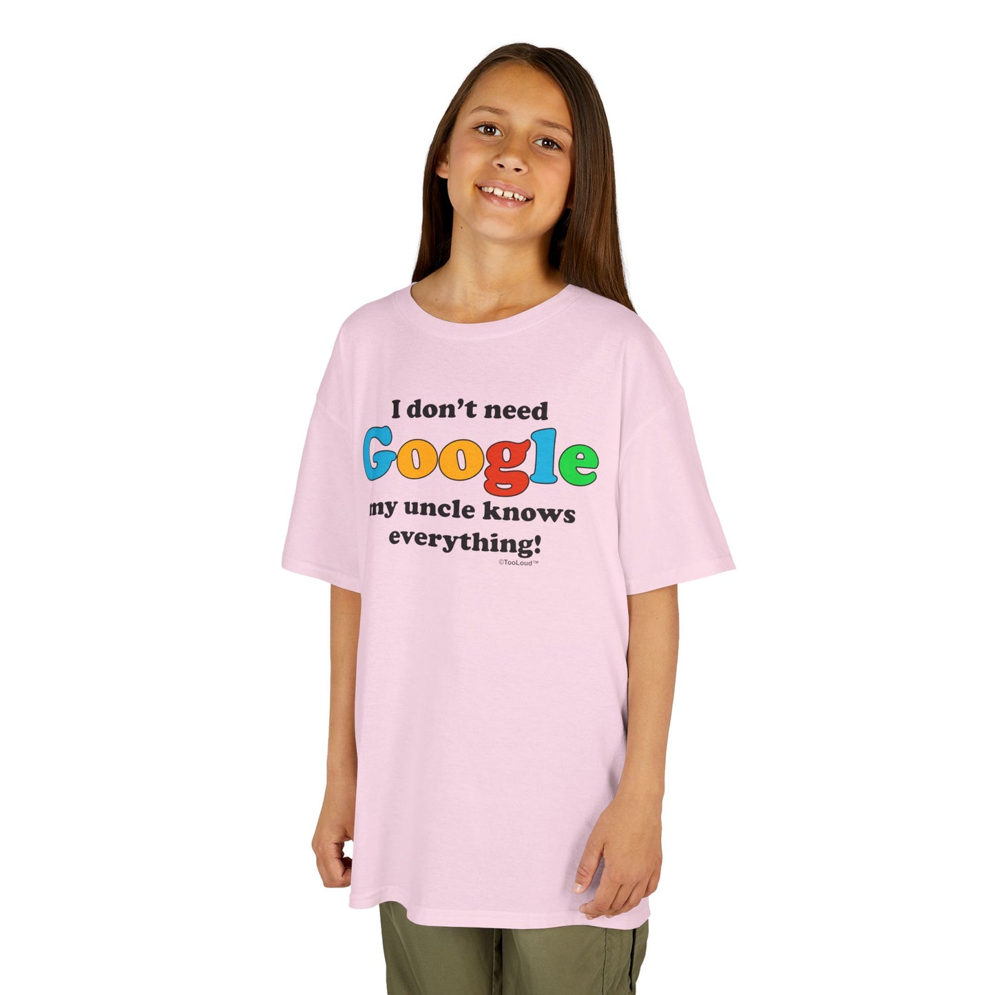 I Don’t Need Google – Uncle Children’s T-Shirt by TOOLOUD™