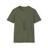 TOOLOUD Majestic Stag Distressed - Premium Adult T-Shirt for the Modern Individual