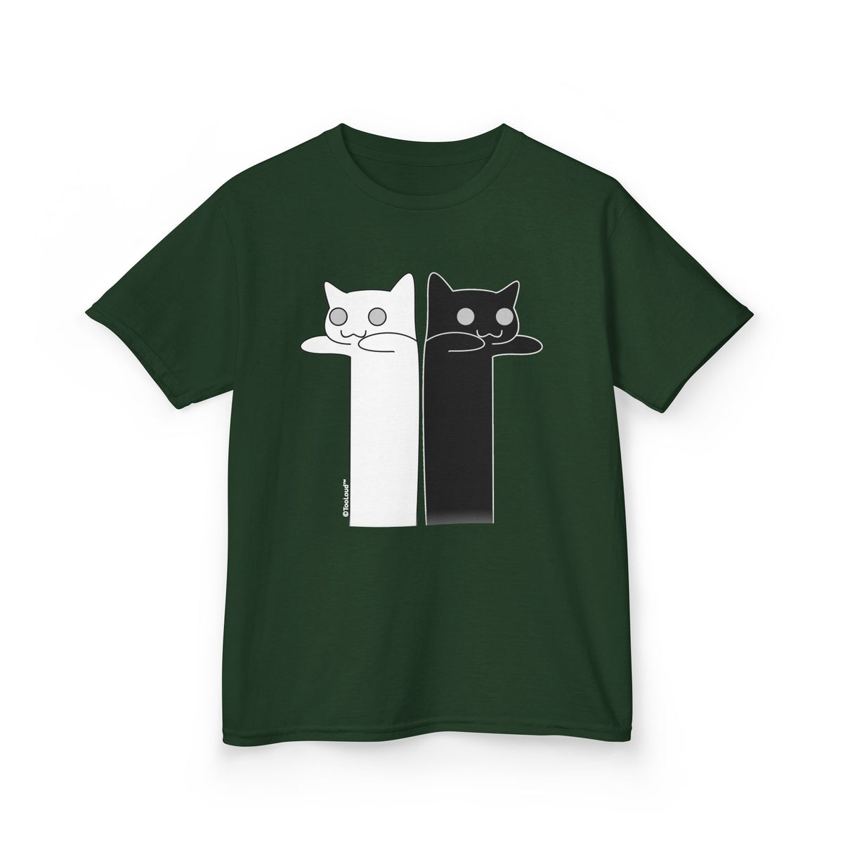Longcat and Tacgnol – Internet Humor Children's Dark T-Shirt by TOOLOUD