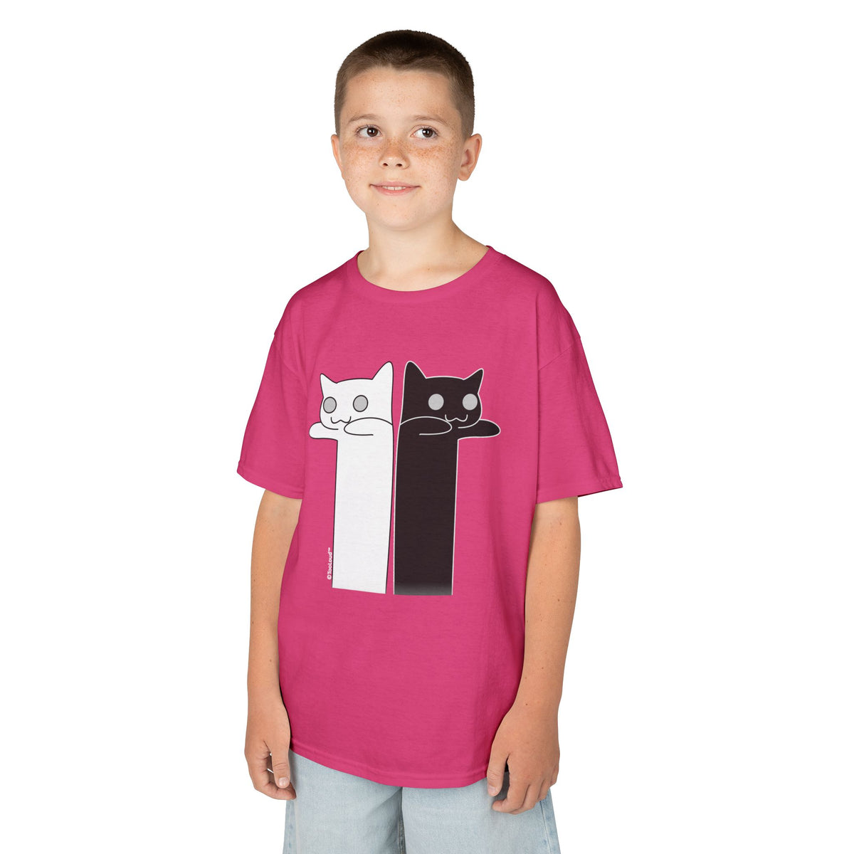 Longcat and Tacgnol – Internet Humor Children's Dark T-Shirt by TOOLOUD