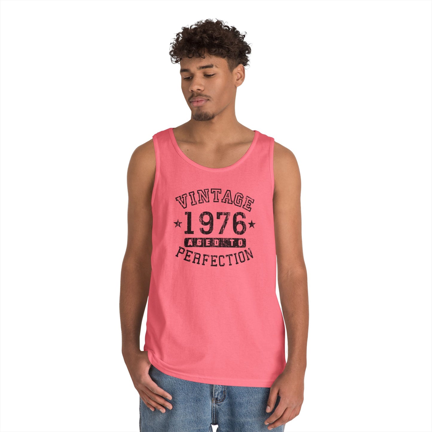 1976 – Vintage Birth Year Unisex Tank Top by TOOLOUD