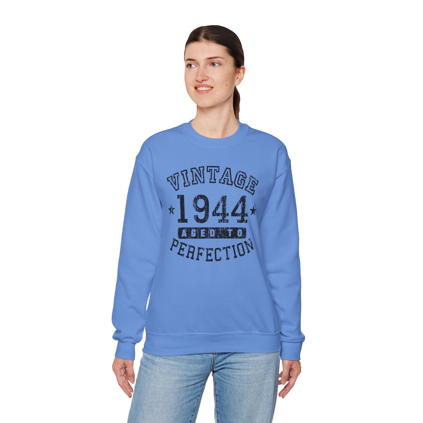 1944 - Vintage Birth Year Sweatshirt Adults Unisex by TOOLOUD