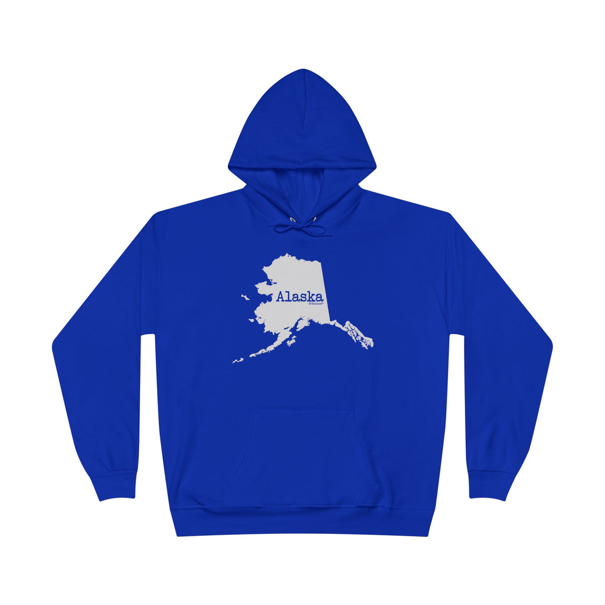 Alaska – United States Shape Dark Hoodie Sweatshirt by TOOLOUD