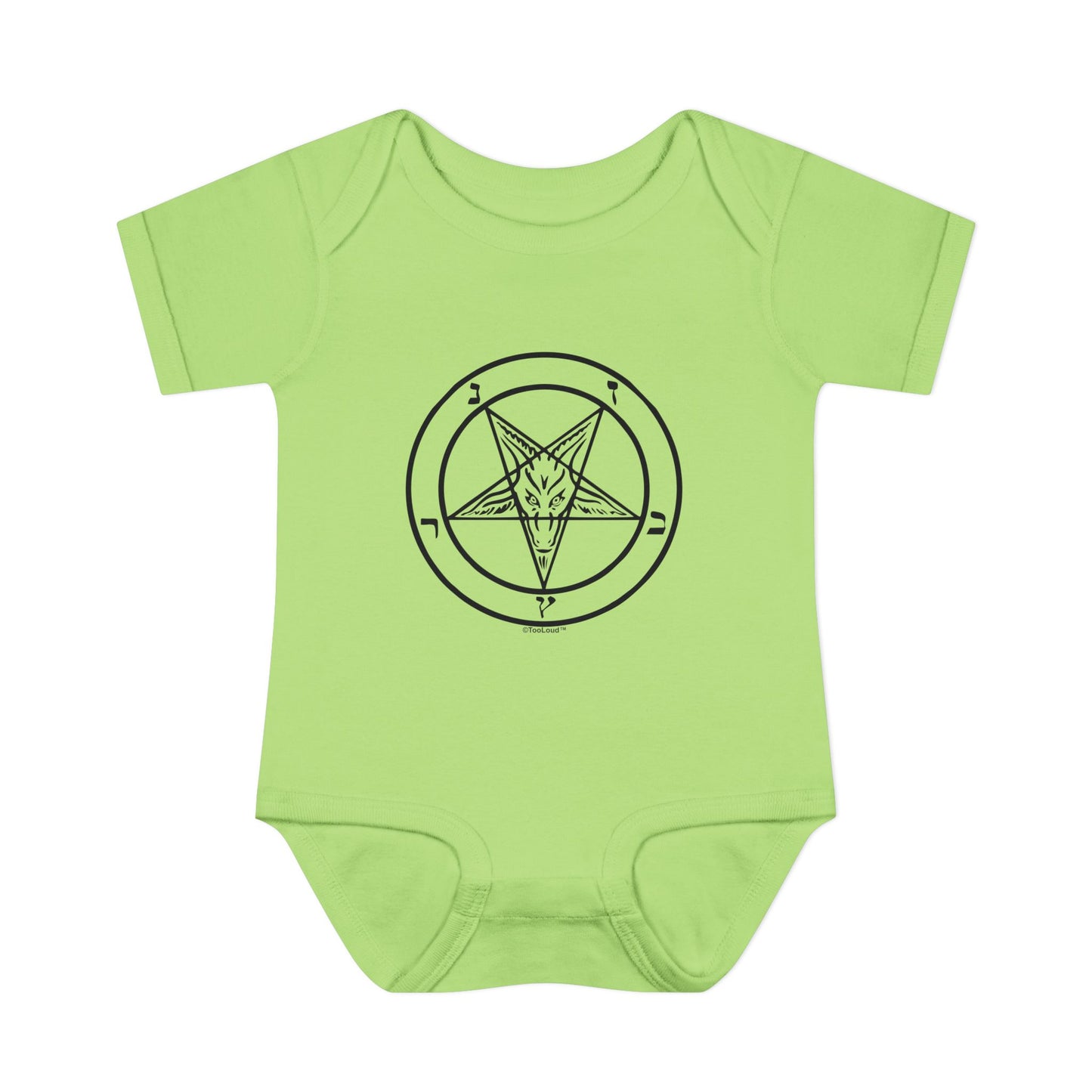 Sigil of Baphomet Baby Romper Bodysuit by TOOLOUD