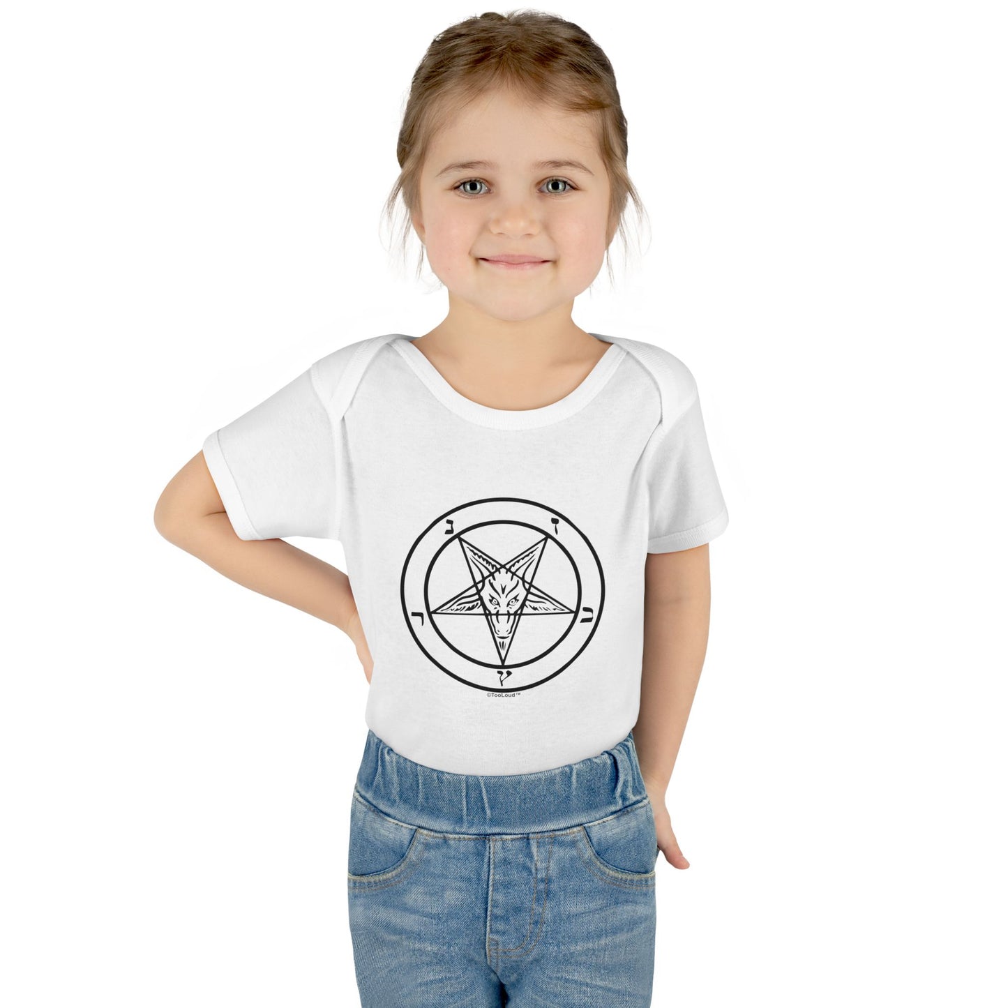 Sigil of Baphomet Baby Romper Bodysuit by TOOLOUD