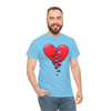 Crumbling Broken Heart Adult Unisex T-Shirt Tee