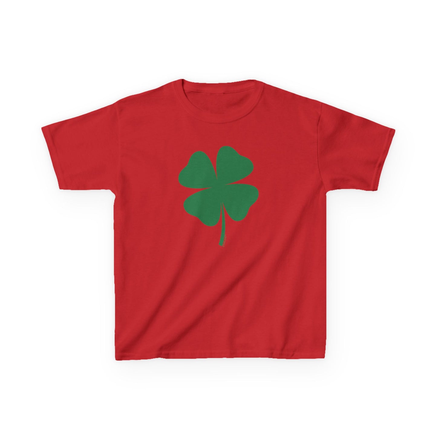 Lucky Four Leaf Clover St. Patrick's Day Children's T-Shirt by TOOLOUD