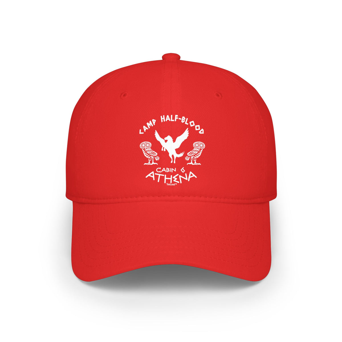 Camp Half-Blood Cabin 6 Athena Adult Dark Baseball Cap Hat by TOOLOUD