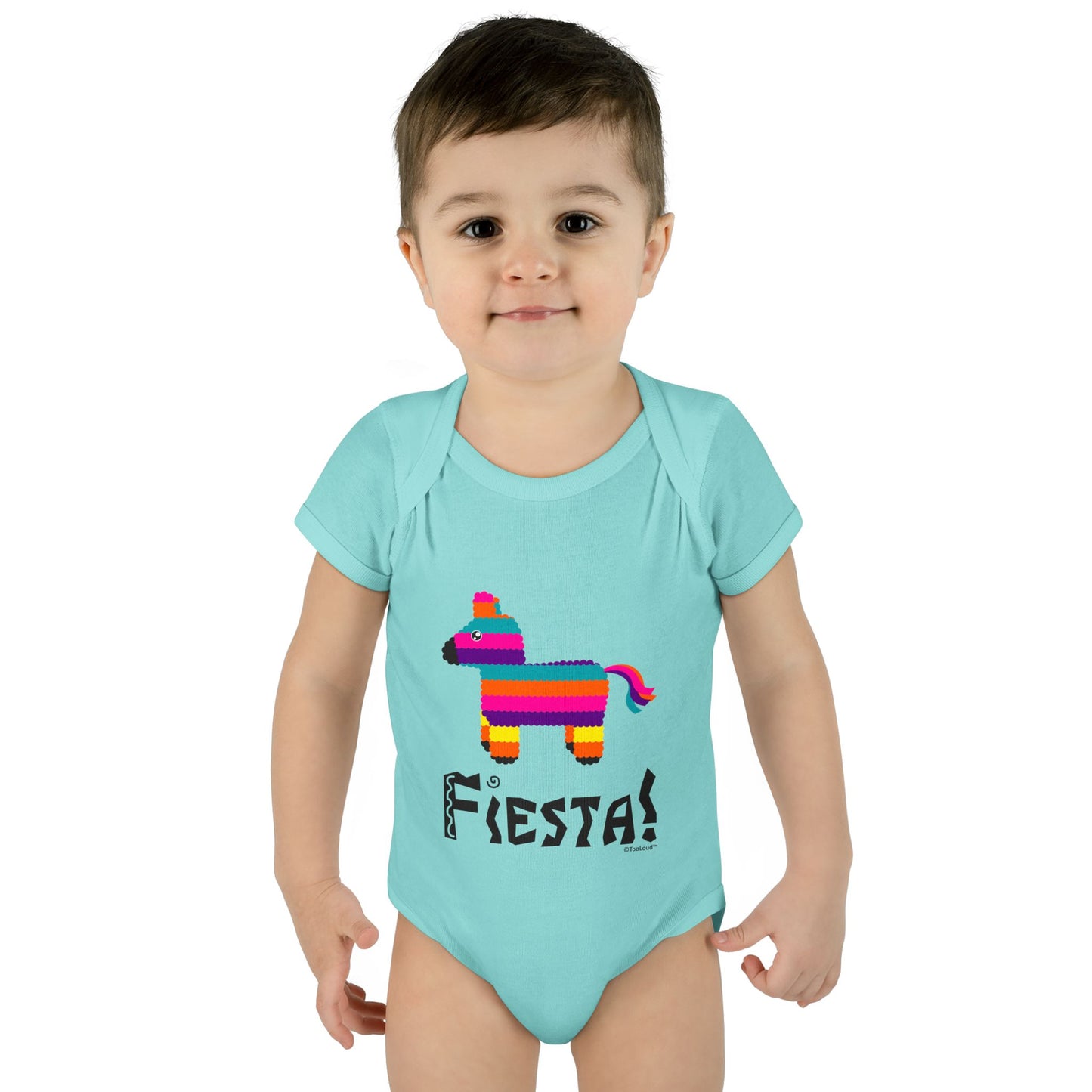Colorful Piñata Design – Fiesta Baby Romper Bodysuit by TOOLOUD