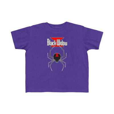 Black Widow Spider Design - Logo Toddler T-Shirt By TOOLOUD