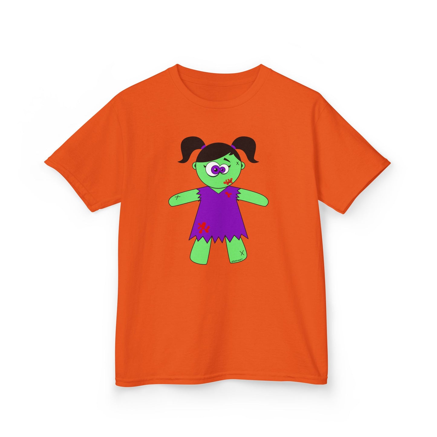 Zombie Girl Halloween Children’s T-Shirt by TOOLOUD