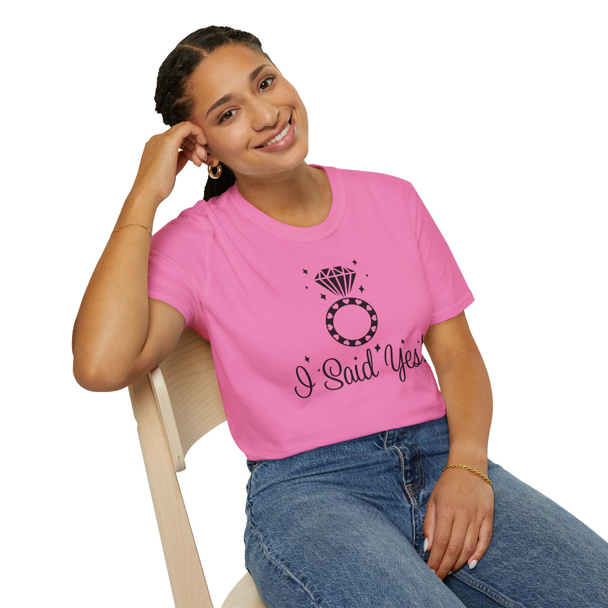 I Said Yes – Diamond Ring Women's T-Shirt by TOOLOUD