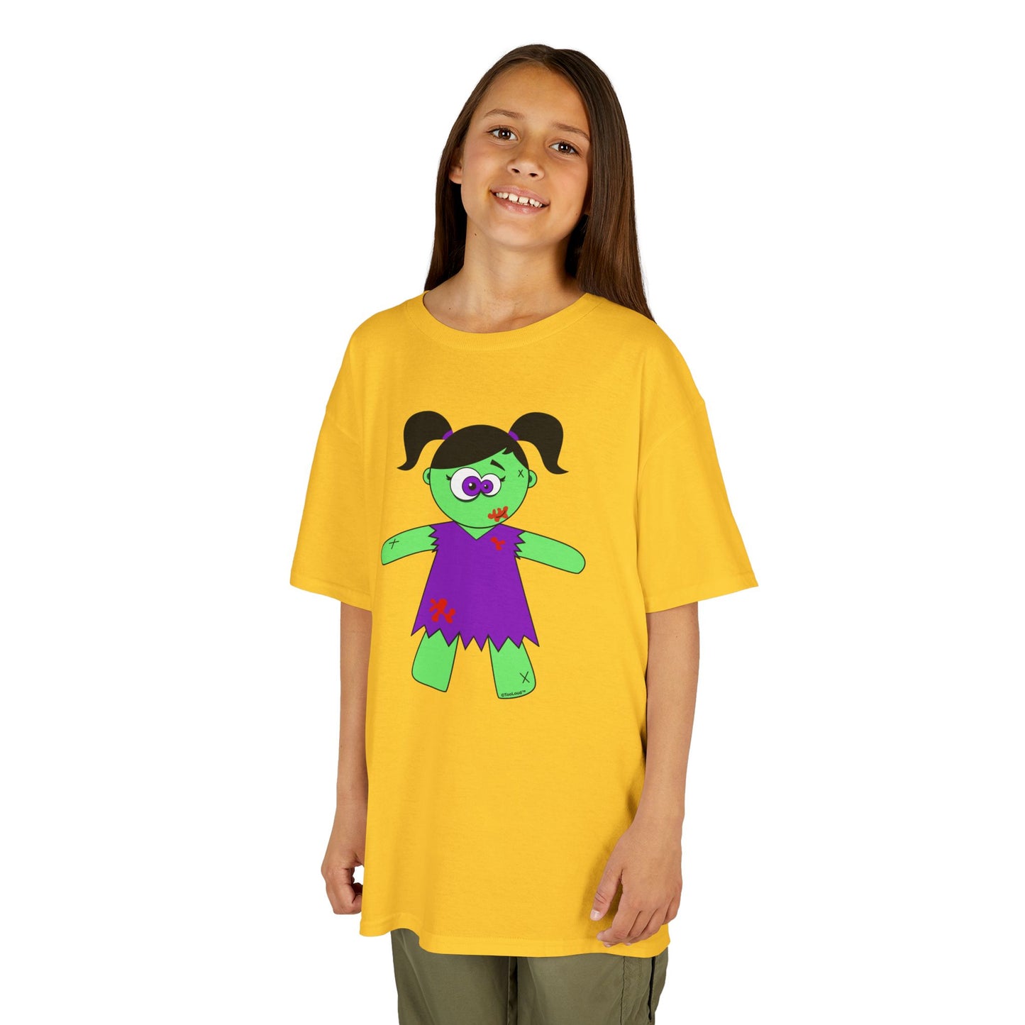Zombie Girl Halloween Children’s T-Shirt by TOOLOUD