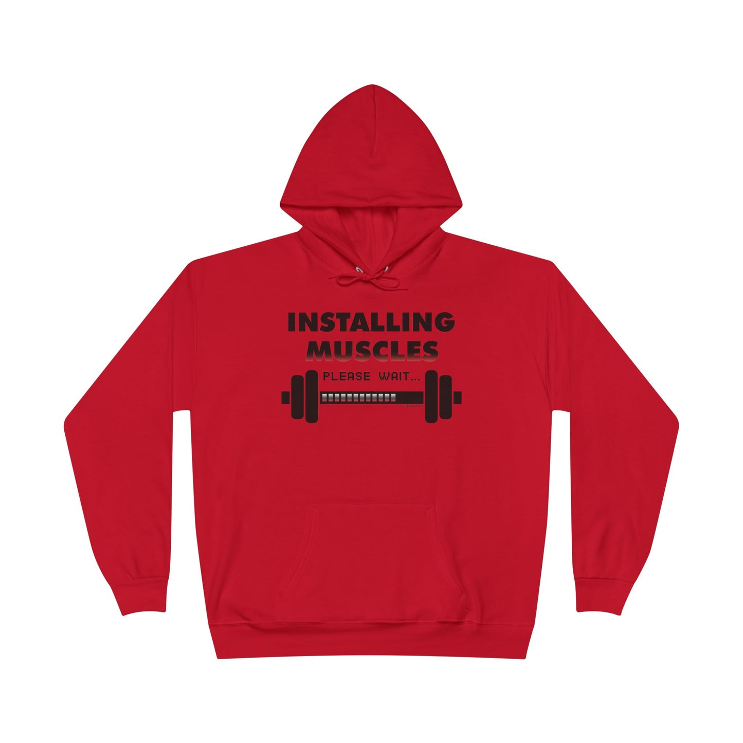 Installing Muscles Hoodie Sweatshirt Hooded Pullover by TOOLOUD