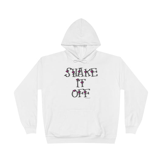 Shake It Off Text Cute with Hearts Hoodie Sweatshirt by TOOLOUD