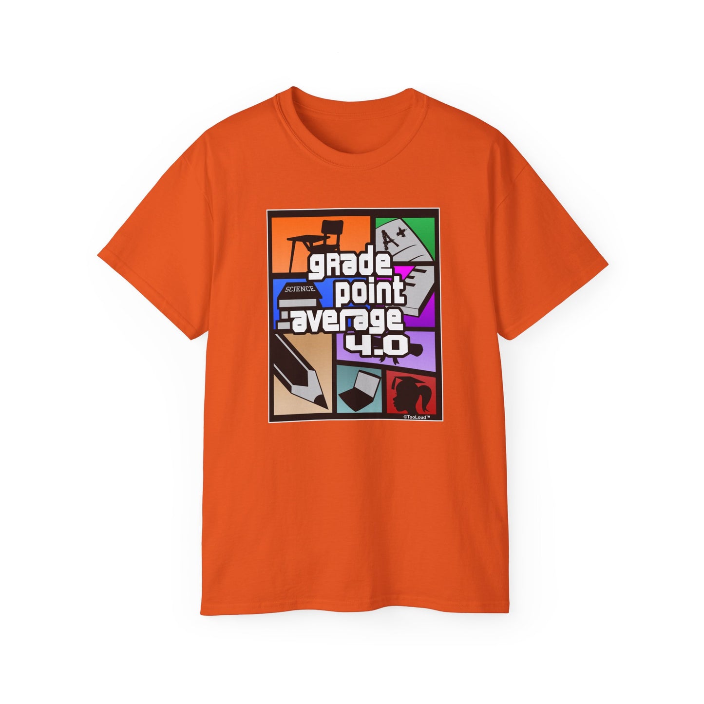GPA 4 – Grade Point Average Unisex T-Shirt by TOOLOUD