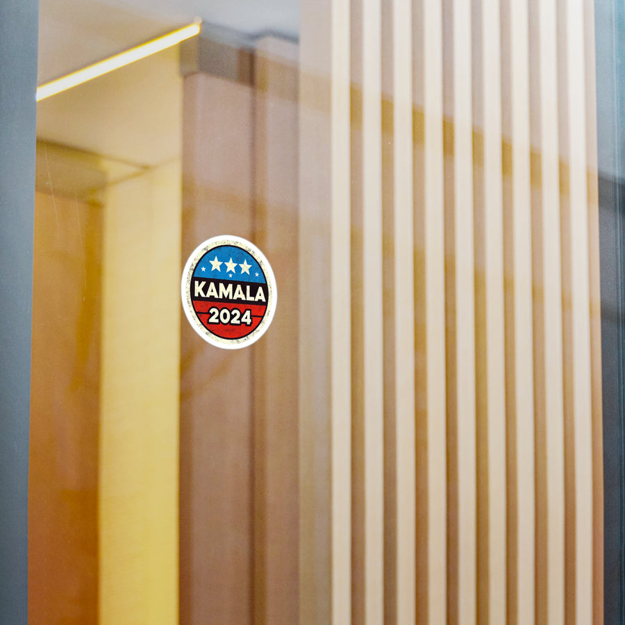 Kamala Harris 2024 Kiss-Cut Vinyl Sticker