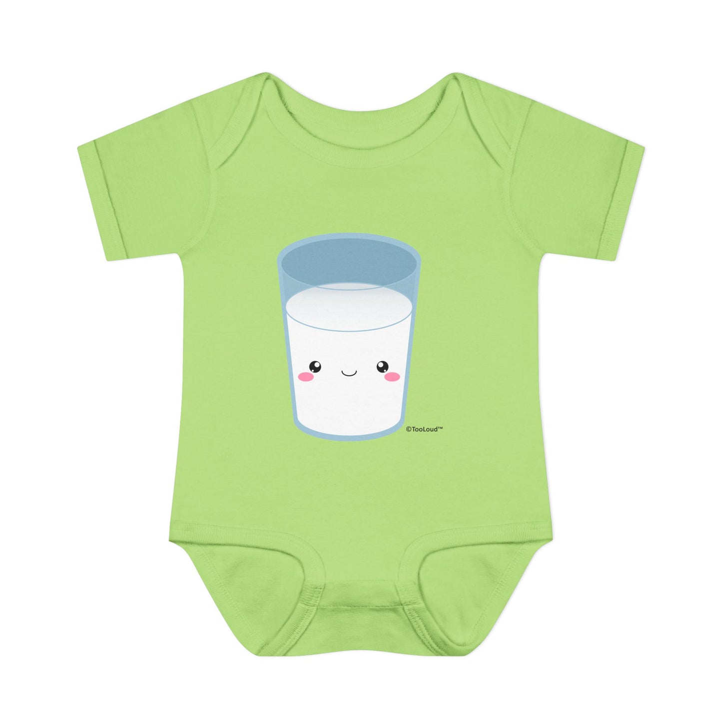 Cute Matching Milk and Cookie Design – Milk Baby Romper Bodysuit by TOOLOUD