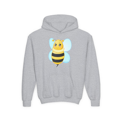 Cute Bee Youth Children's Hooded Sweatshirt by TooLoud