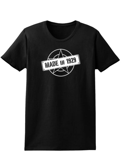 90th Birthday Gift Made in 1929 Womens Dark T-Shirt by TooLoud-TooLoud-Black-X-Small-Davson Sales